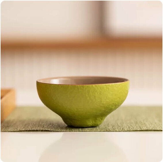 Hot Selling Ceramic Orange Tea Cup [Green]