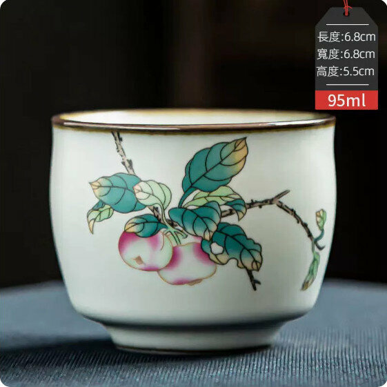 Hot Selling Ceramic Tea Cup [Ping Ping An An - Juxiang Cup]