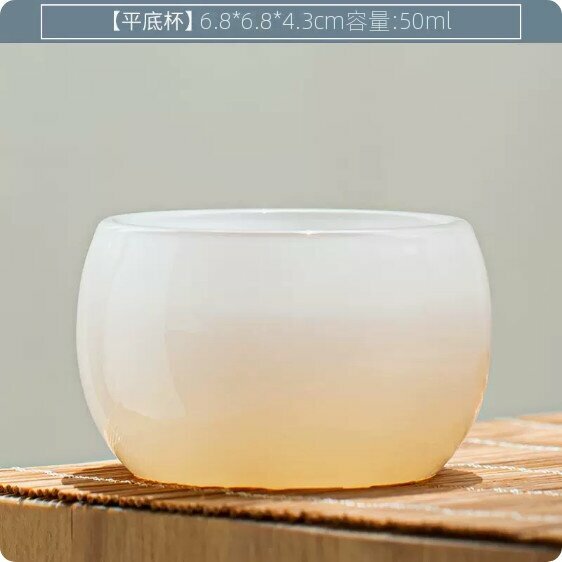 熱賣耐熱加厚白瓷品茶杯【禪定杯】