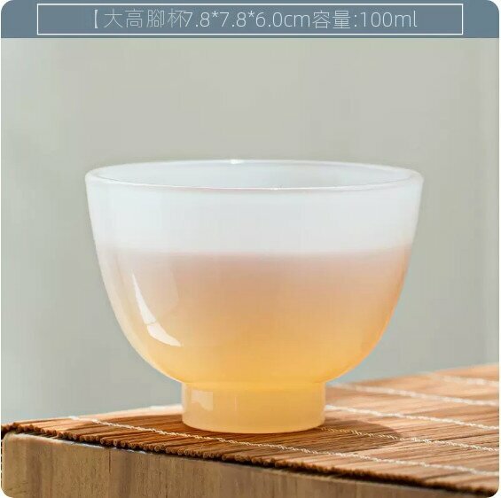 熱賣耐熱加厚白瓷茶杯【九鼎杯】