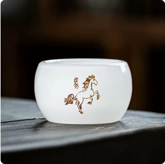 熱賣家用功夫品茗杯【禪定杯-馬】