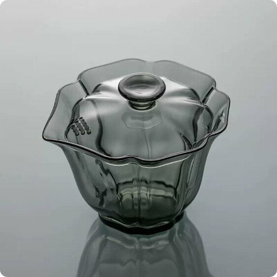 Hot Selling Glass Sancai Bowl [Green Gray-Baicai]