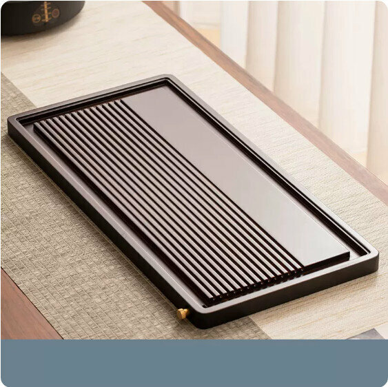 Hot Selling Domestic Tea Set Walnut Color Tray [Medium Size - Flow Level Plate]