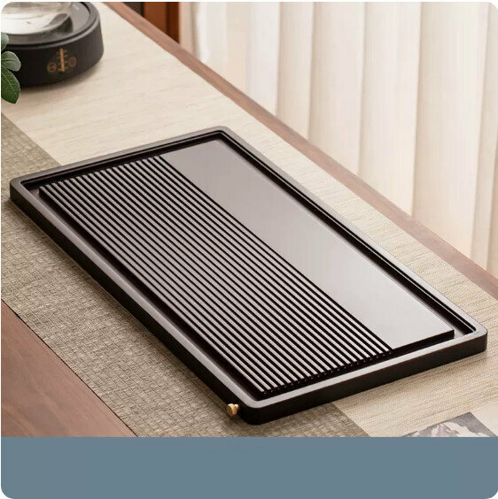 Hot Selling Domestic Tea Set Walnut Color Tray [Large Size - Flow Level Plate]