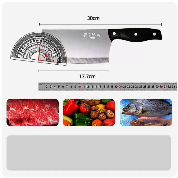 Hot selling knives (black handle kitchen knife)