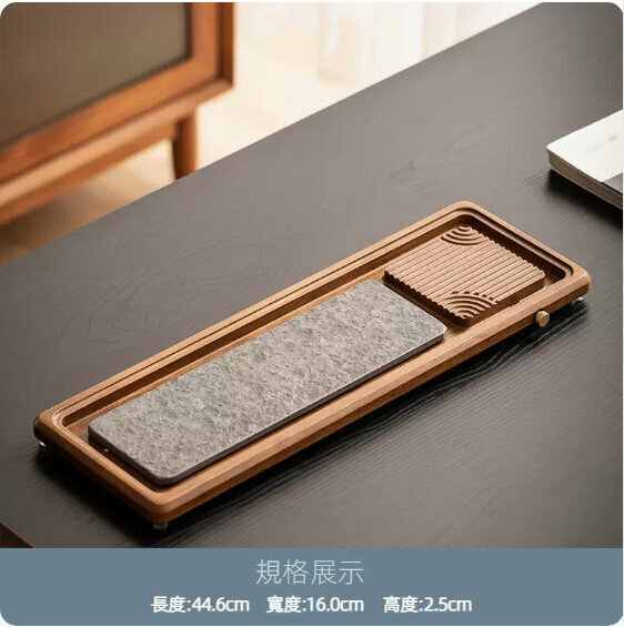 The popular black gold stone tea tray that can be used for both storage and cooking [Sichuan Yun-Small]