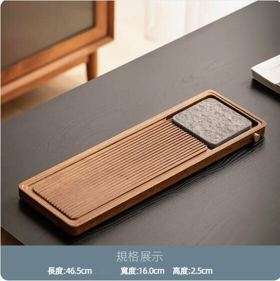 The most popular black gold stone tea tray for both storage and cooking [Sichuan Bank-Small size]