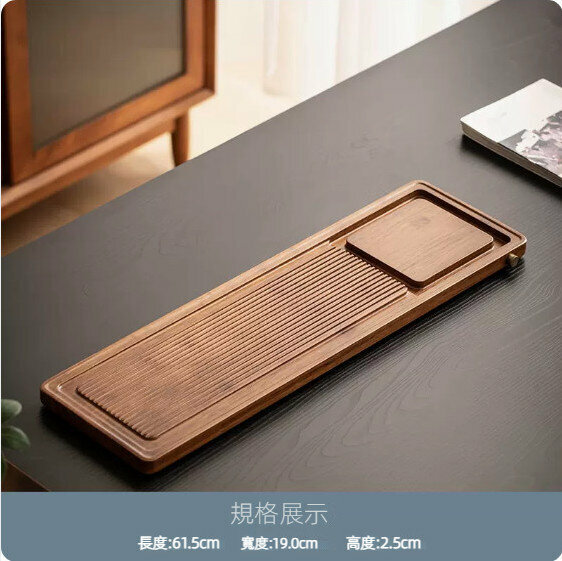 The popular heavy-duty bamboo tea tray for both storage and cooking [Sichuan Jian-Medium]