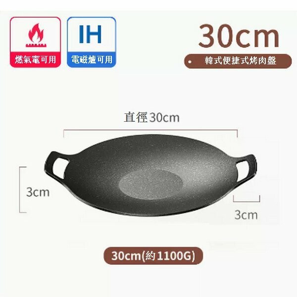 Popular outdoor barbecue plate Maifan stone barbecue plate [30cm induction cooker gas universal]