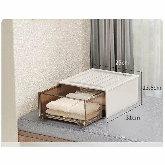 Popular storage box [10# (depth 31*width 25*height 13.5cm)]