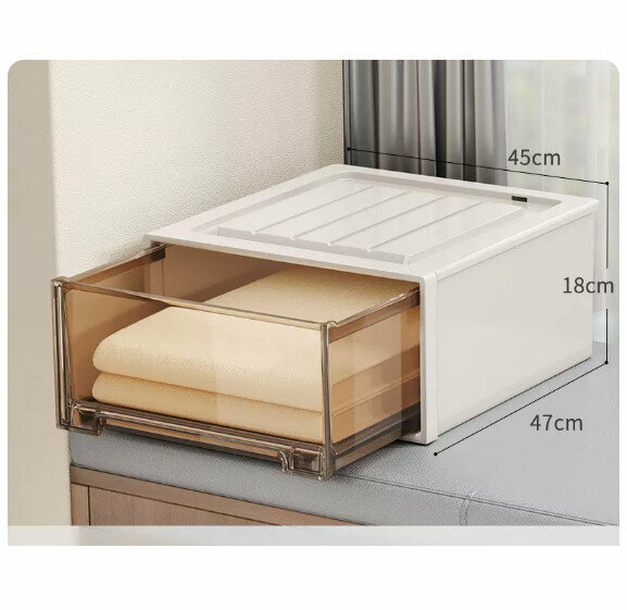 Popular storage box [38# (depth 47*width 45*height 18cm)]