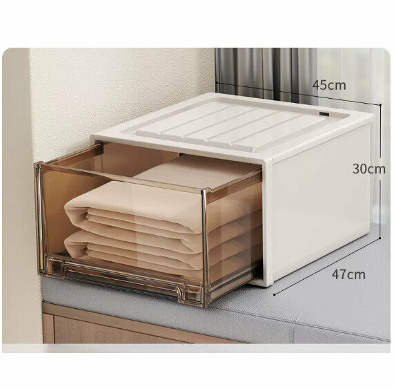 Popular storage box [65# (depth 47*width 45*height 30cm)]