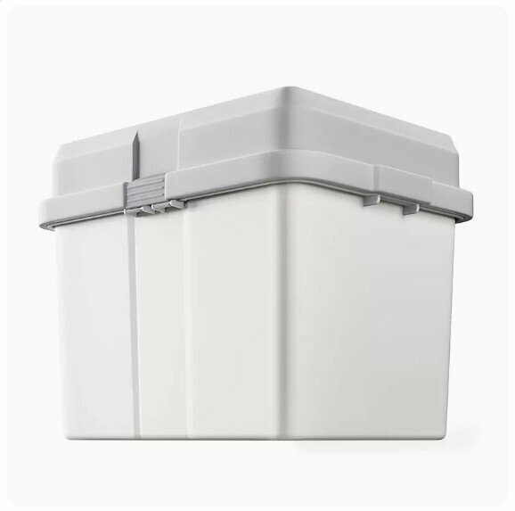 Popular storage box [extra large size 230# [grey·high lid] 63*52*54cm]