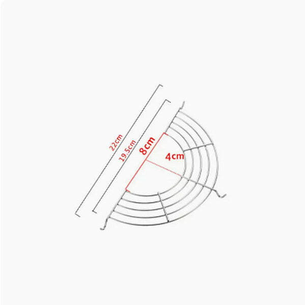 Hot recommended household semi-circular stainless steel drain rack steamer steamer [20cm]