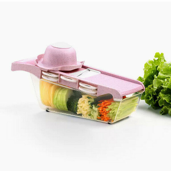 Hot recommended multifunctional vegetable cutter [pink]