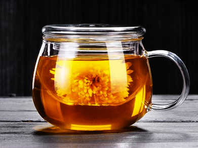 Hot selling tea cup glass filtered scented tea household cup with lid and handle (specification: [3-piece set] 330ml Yunqu cup)
