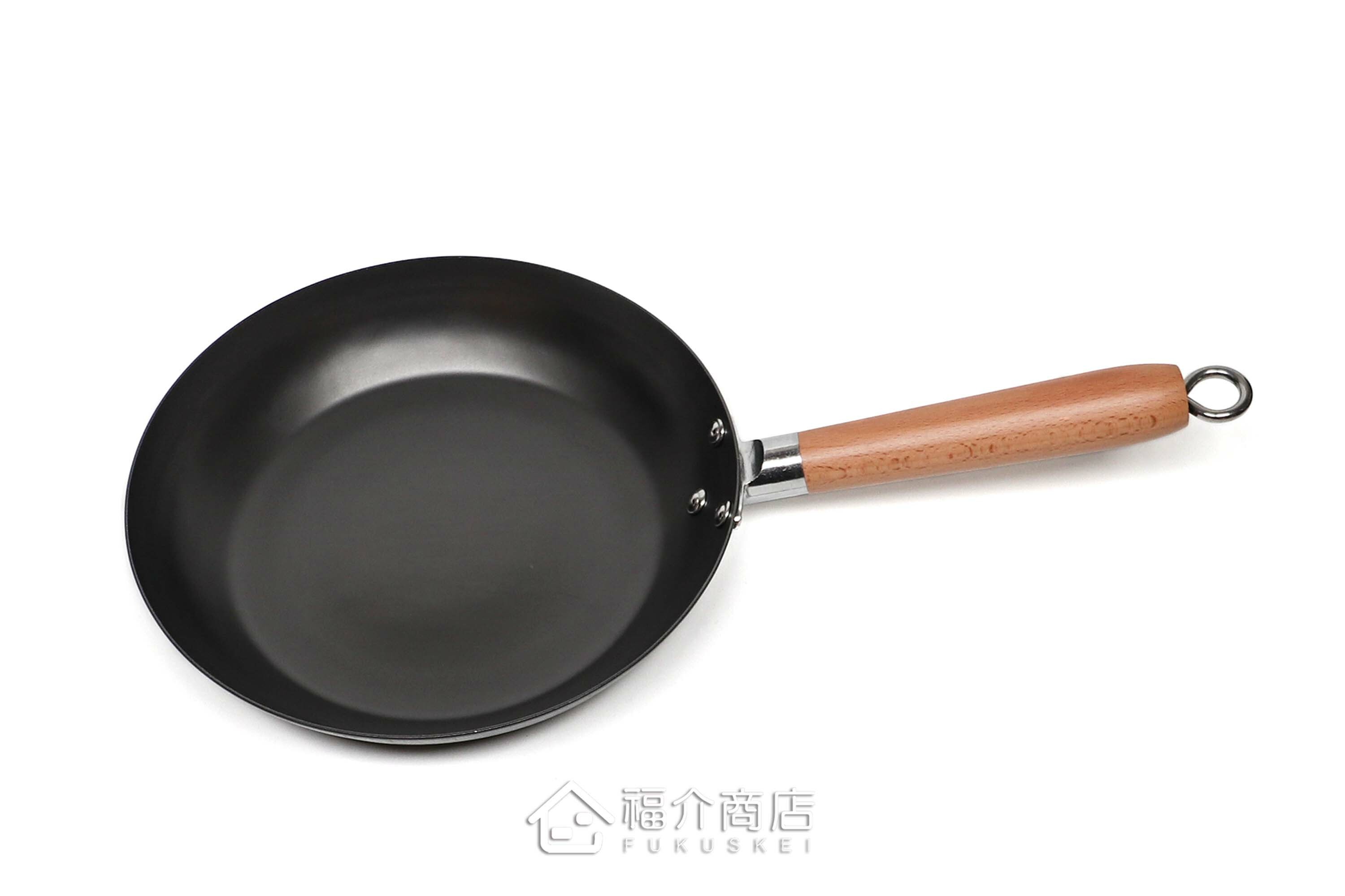 日本鐵製的木柄平底鍋