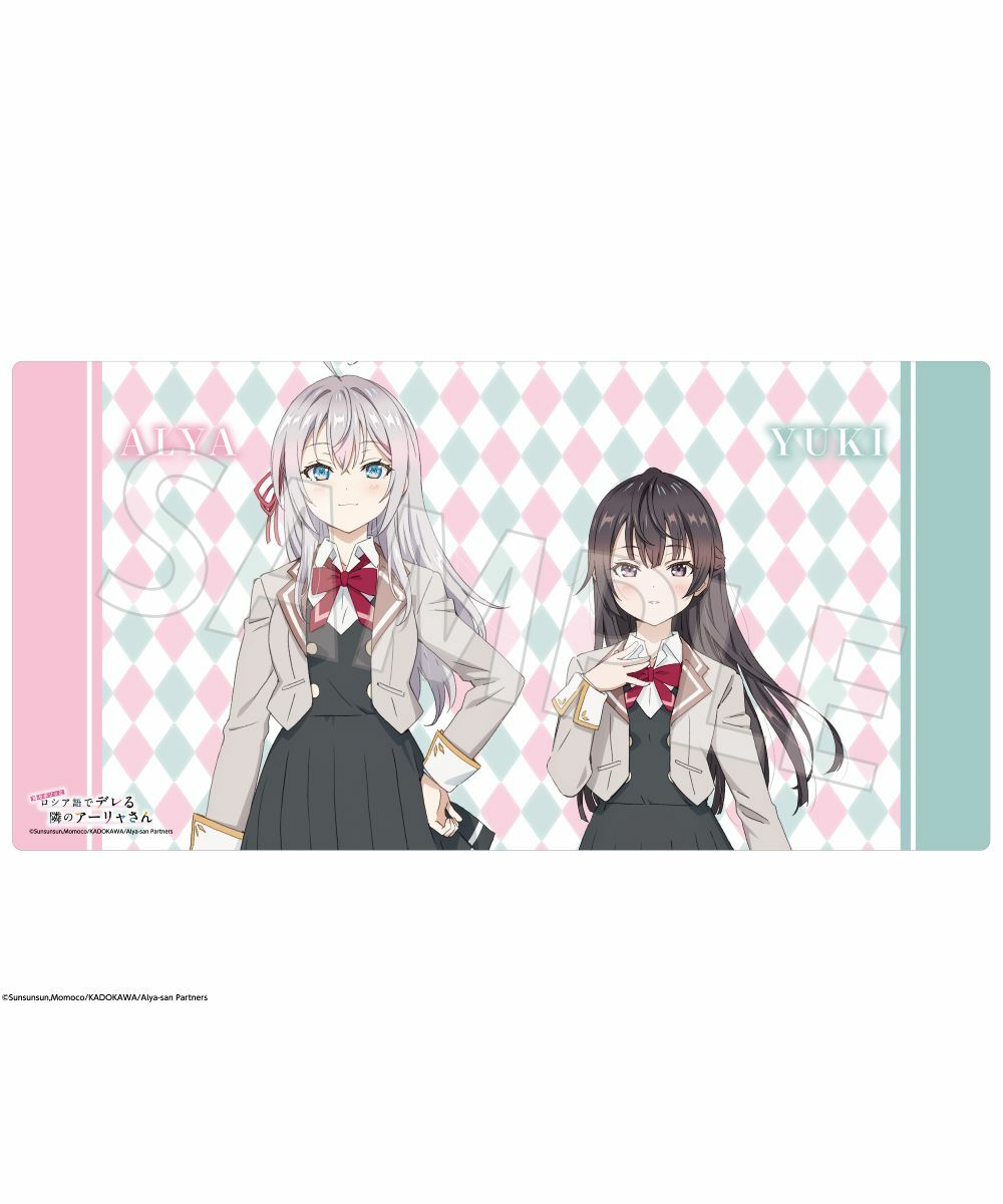 預購-『不時輕聲地以俄語遮羞的鄰座艾莉同學』 特製桌墊【日本進口精品】
