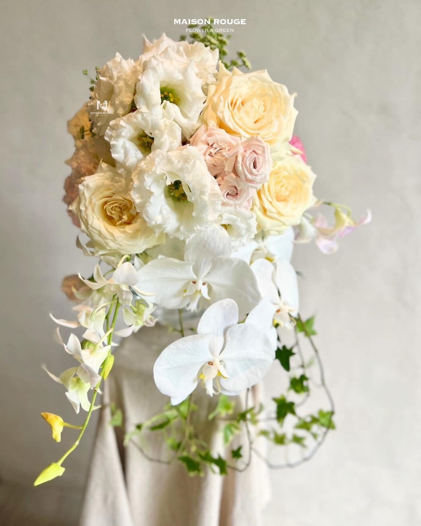 時尚瀑布型・歐式捧花