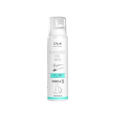 日本Lumica 犬貓用 亞麻籽油噴霧 扇貝味 60ml