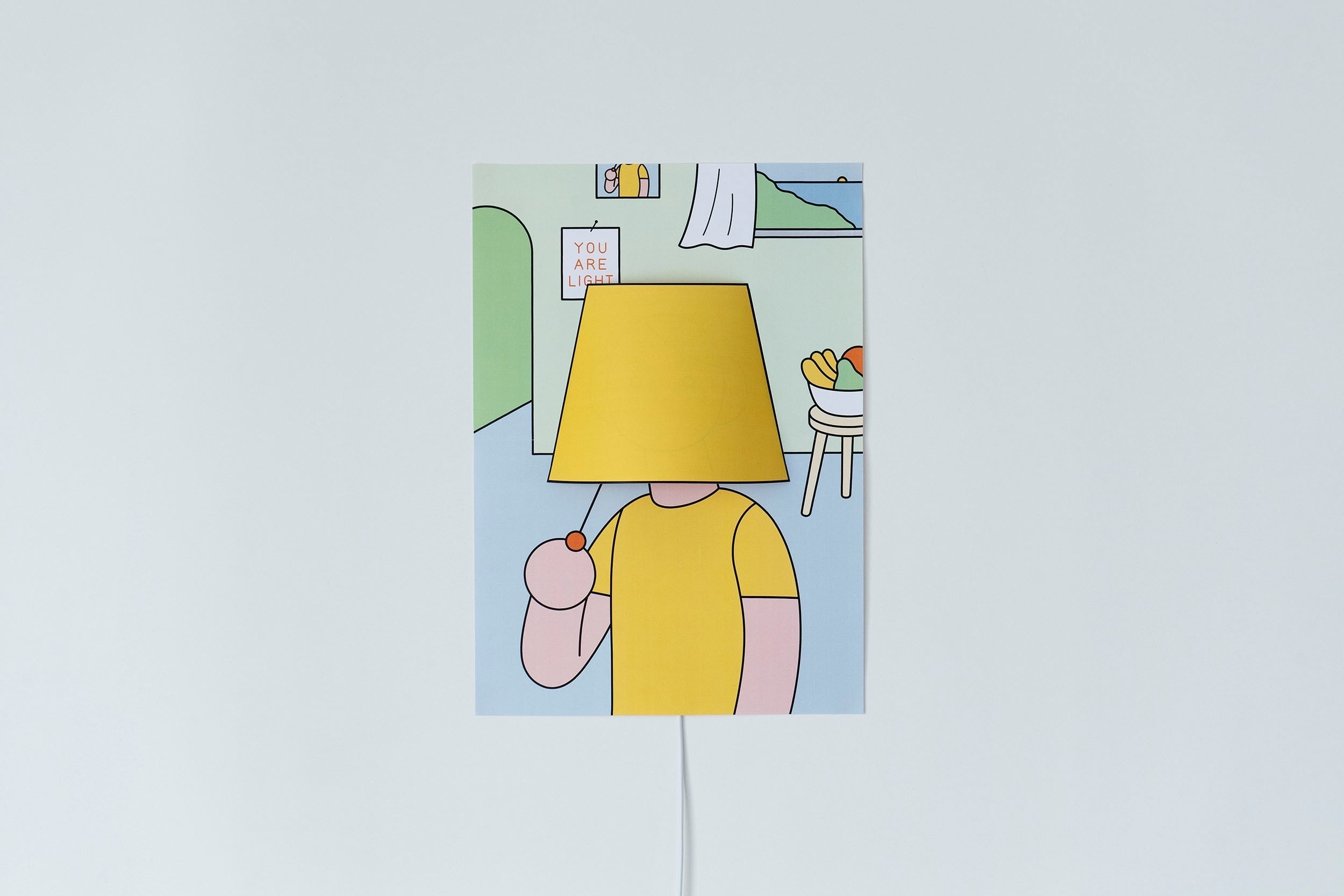 poster light 海報燈 you are light