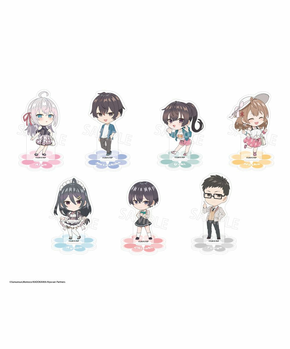 預購-『不時輕聲地以俄語遮羞的鄰座艾莉同學』 集換式Q版壓克力人形立牌 BOX販售【日本進口精品】