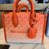 [S] MICHAEL KORS 35S4G7ZC0B MIRELLA XS SHOPPER XBODY,POPPY, 196237632272 (SMK952)