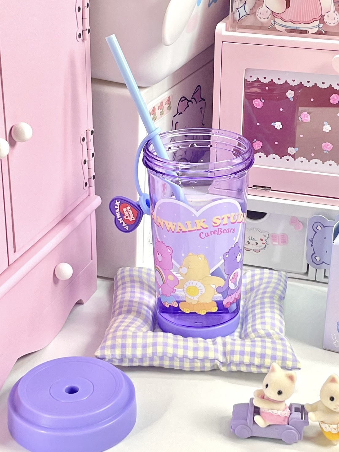 <快速出貨>VANWALK x Care Bears 彩虹熊 吸管杯 三款