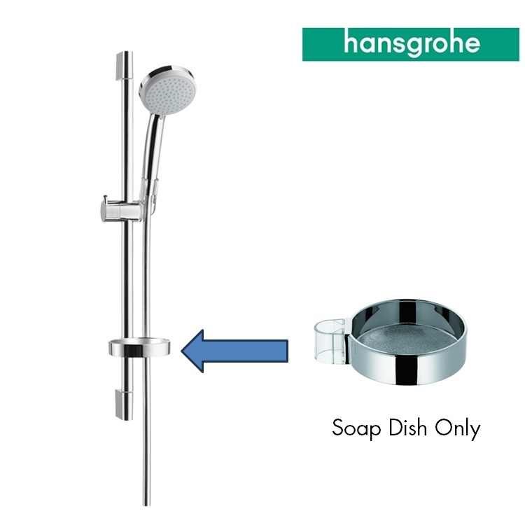 hansgrohe Casetta 28678 000 Soap Dish Chrome  (For Ø 22 mm Shower Set)