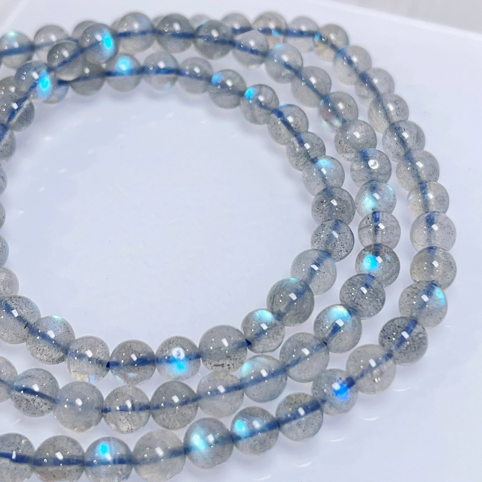 拉長石三圈手串5m+ CH703