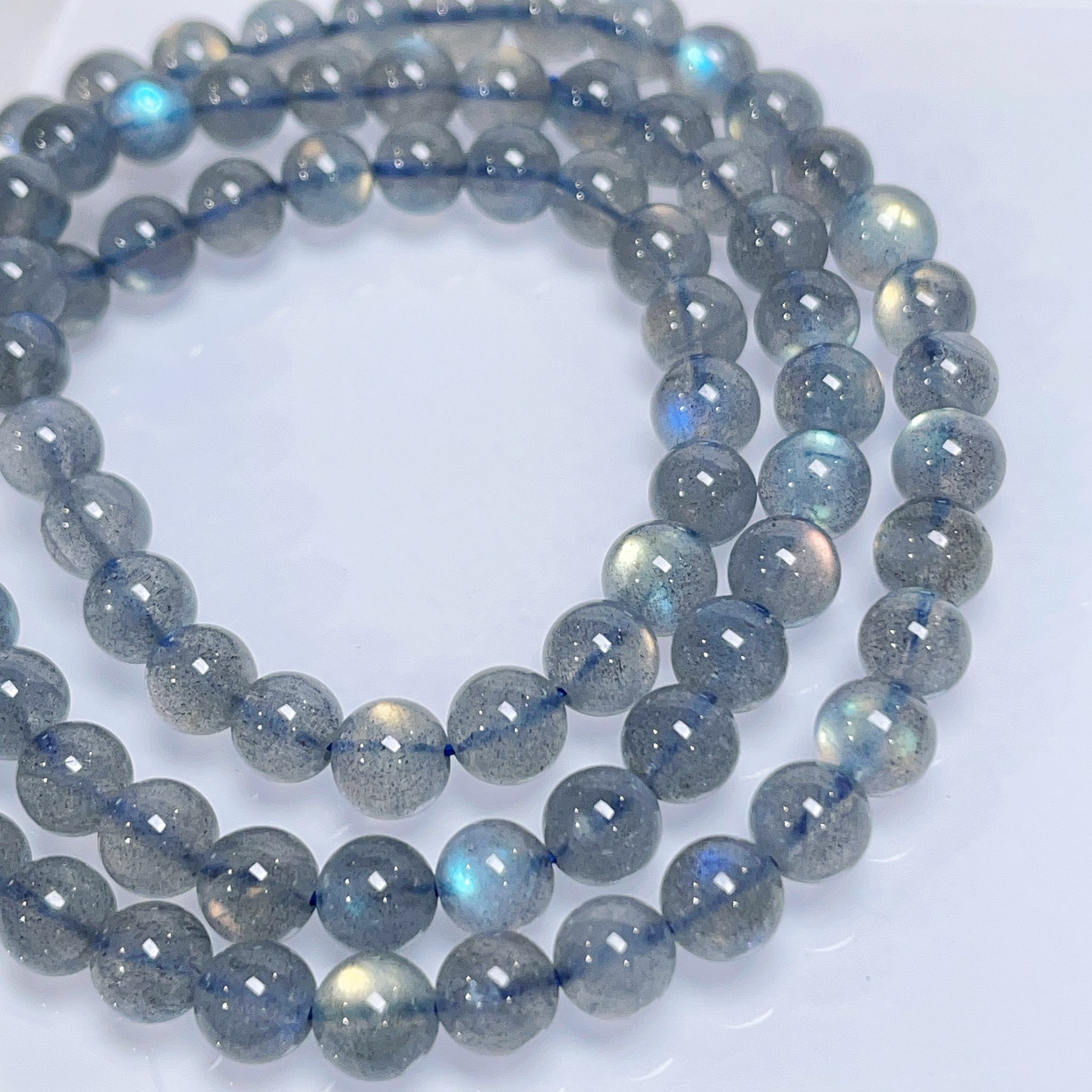 拉長石三圈手串6m+ CH702