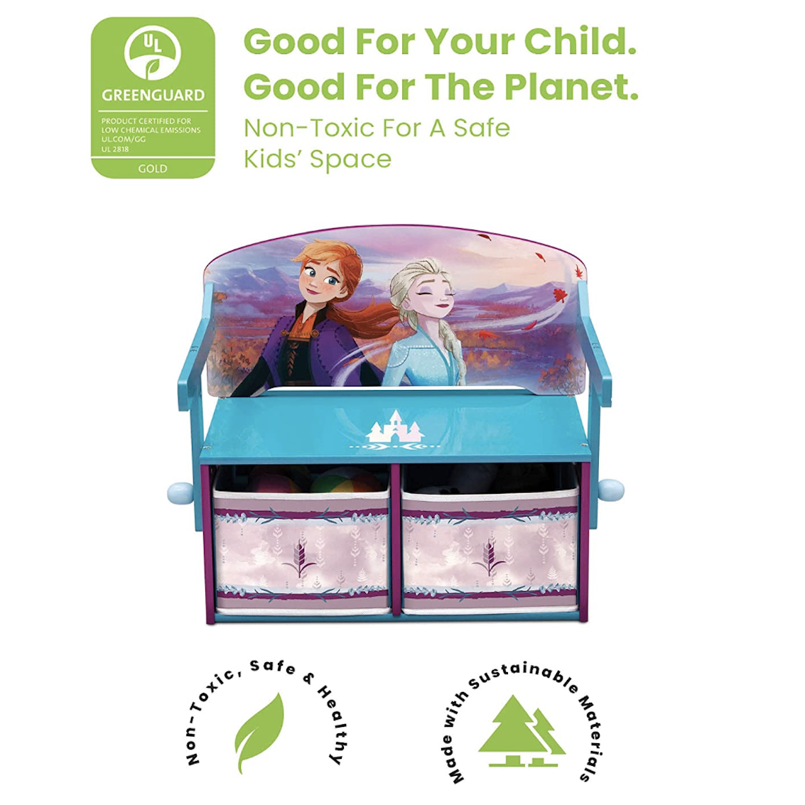 美國 Delta Children Frozen 兒童多功能 3 IN 1 活動凳