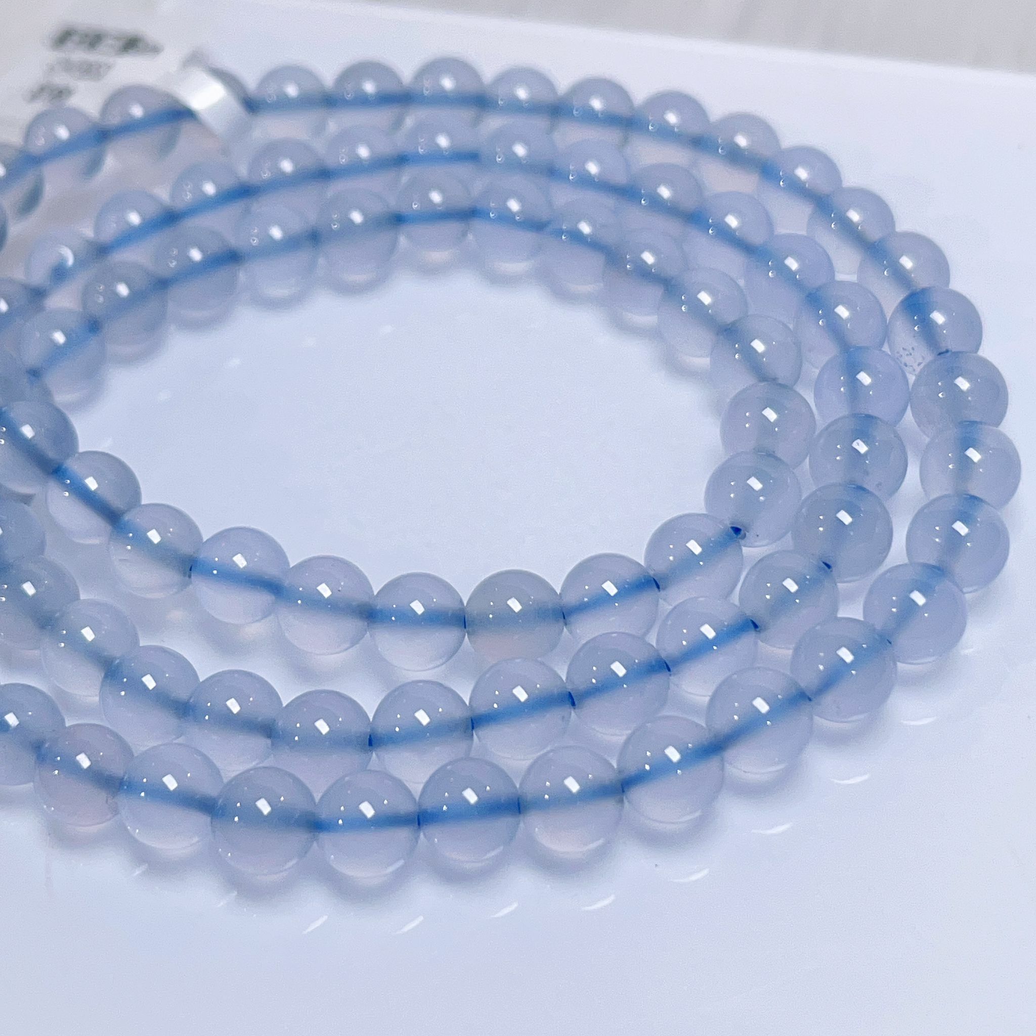 藍玉髓三圈手串 CH1553