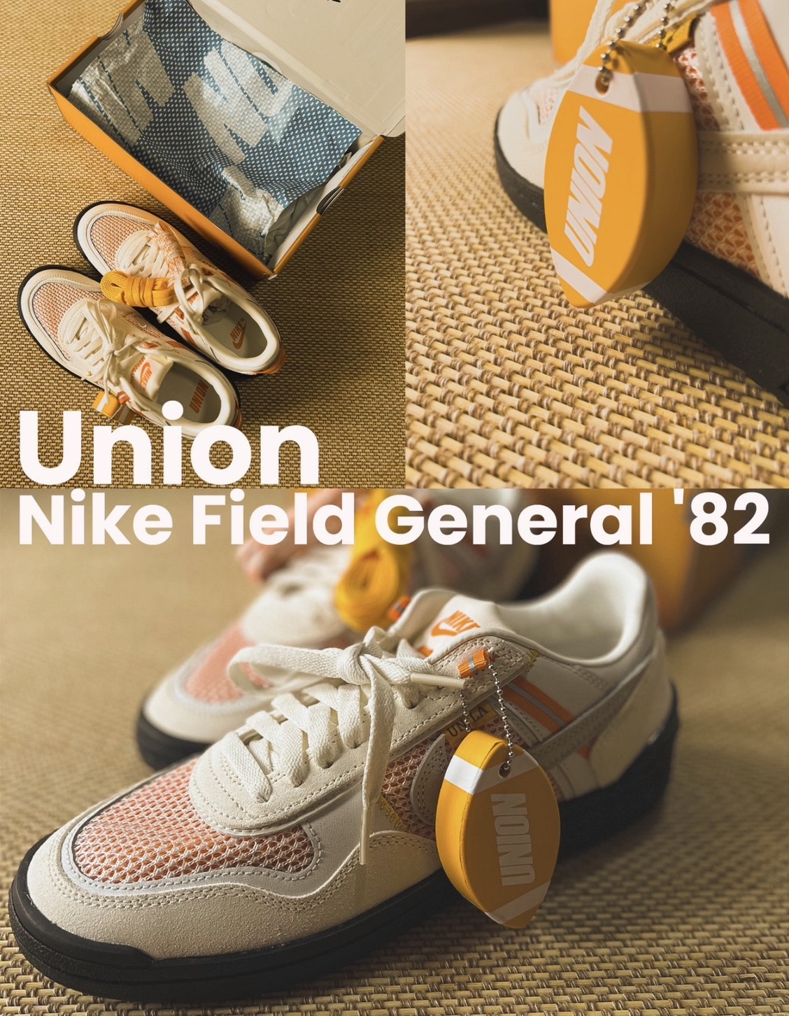 NICEDAY 代購 Union Ivory x Nike Field General SP 象牙白