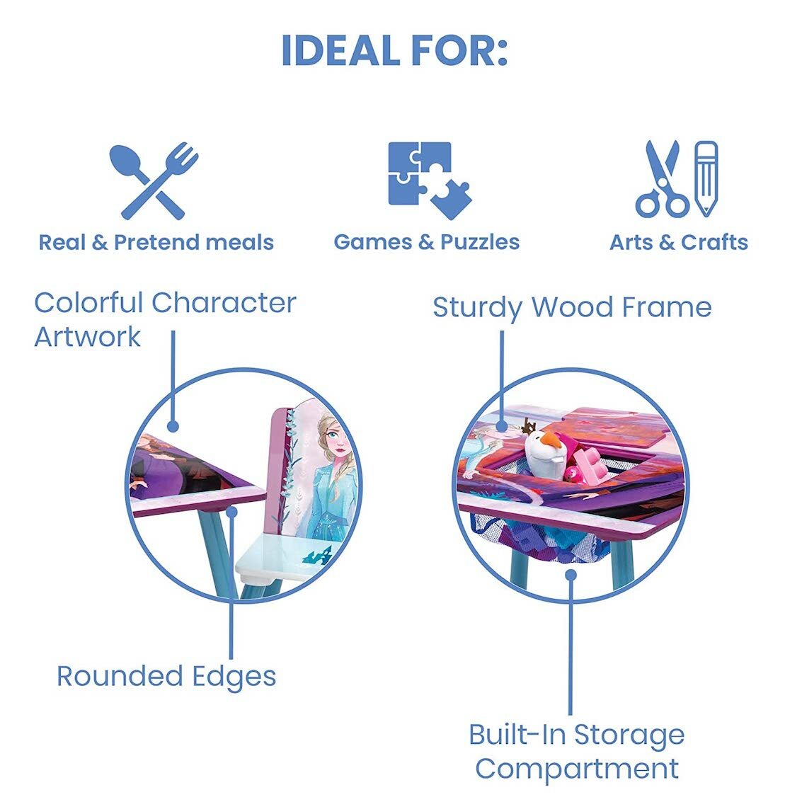 美國 Delta Children Frozen 兒童桌椅套裝