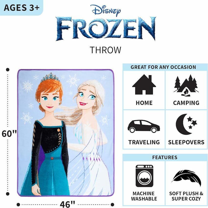 美國 Frozen 超柔軟毛絨毯