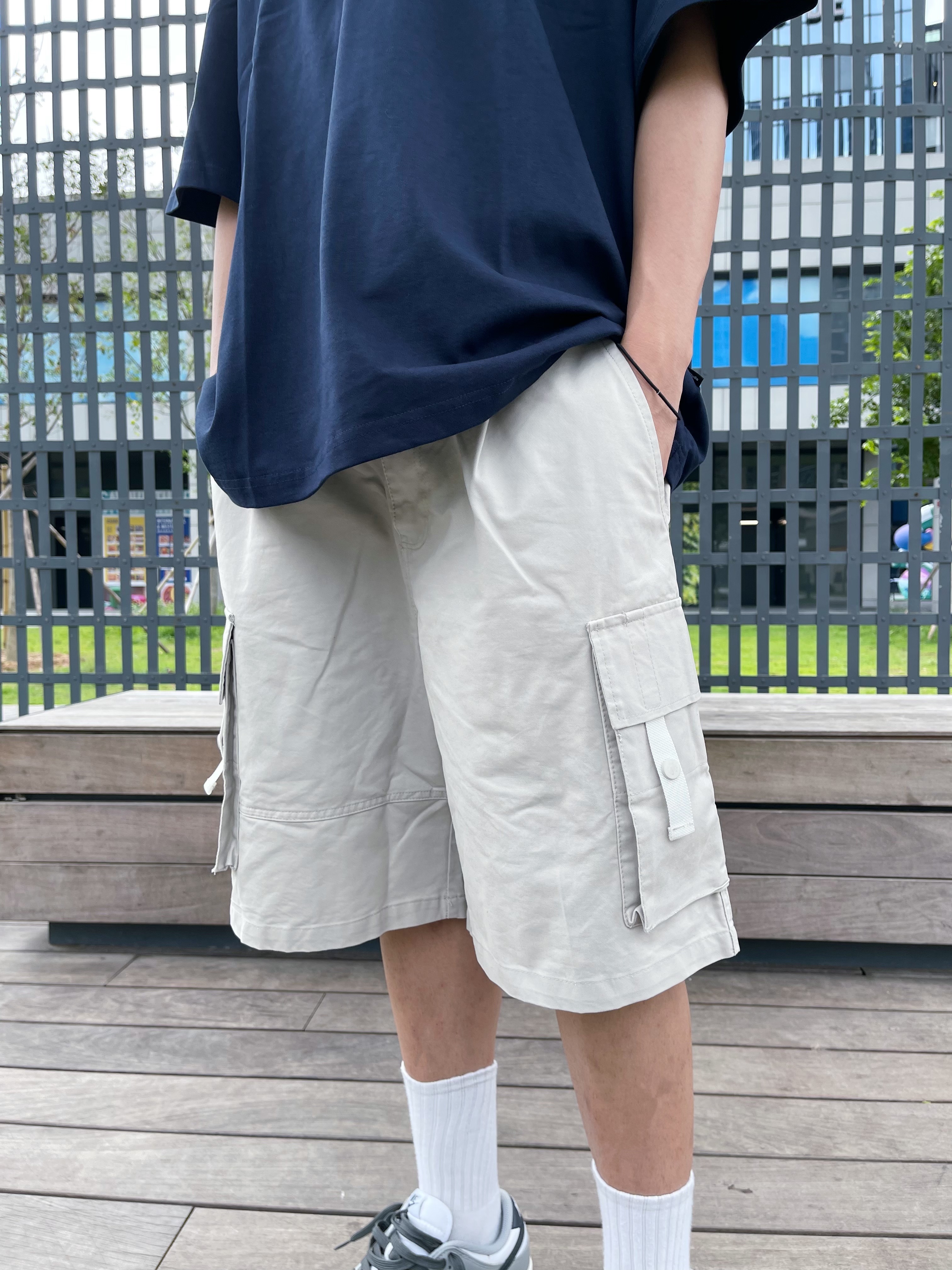 SPT0019 布帶工裝短褲