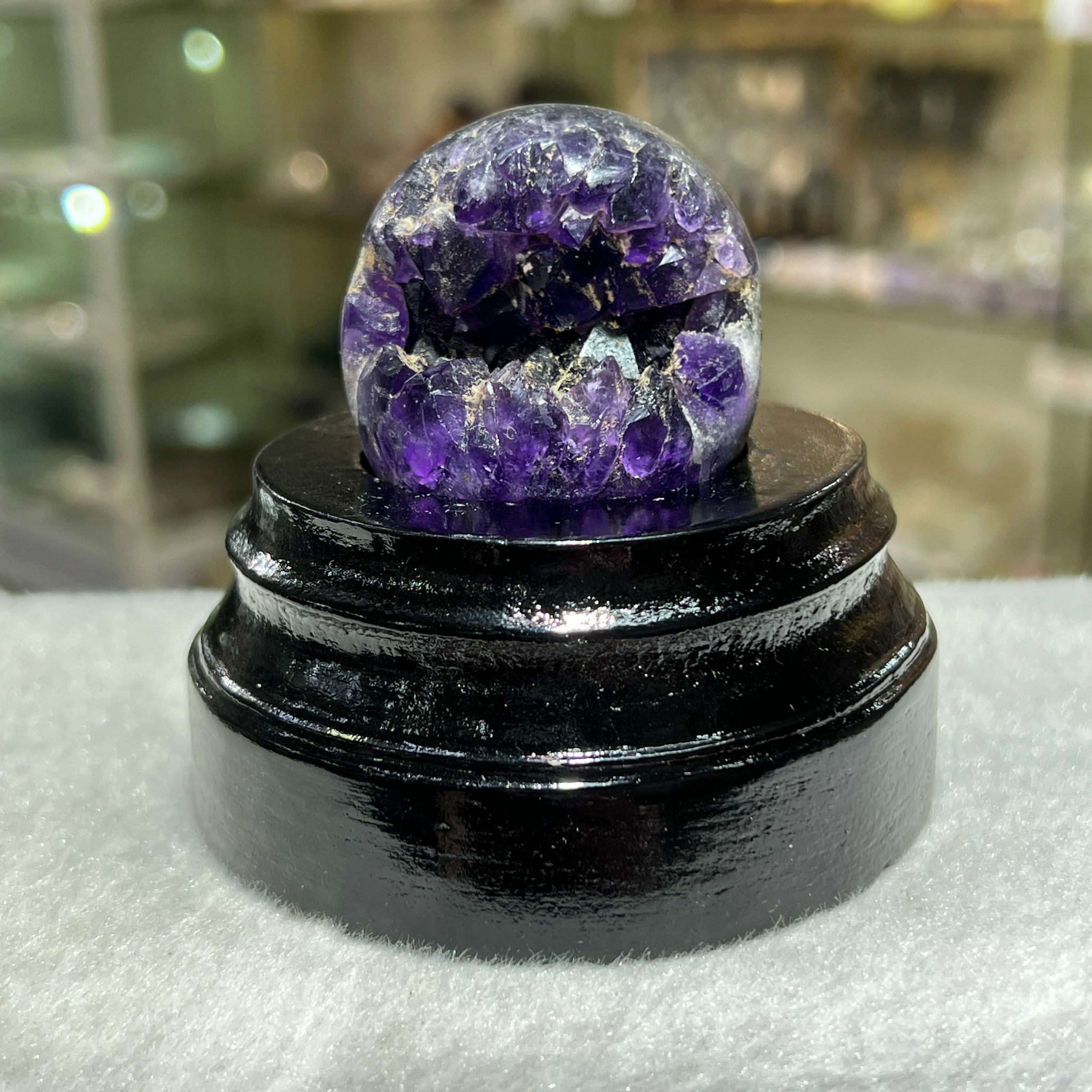 紫晶開口笑 4.1cm+/-