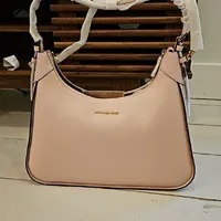 [S] MICHAEL KORS 35H3G3WL3L WILMA LEATHER LG STR CHN SHOULDER,POWDER BLUSH, 196237276841 (SMK956)