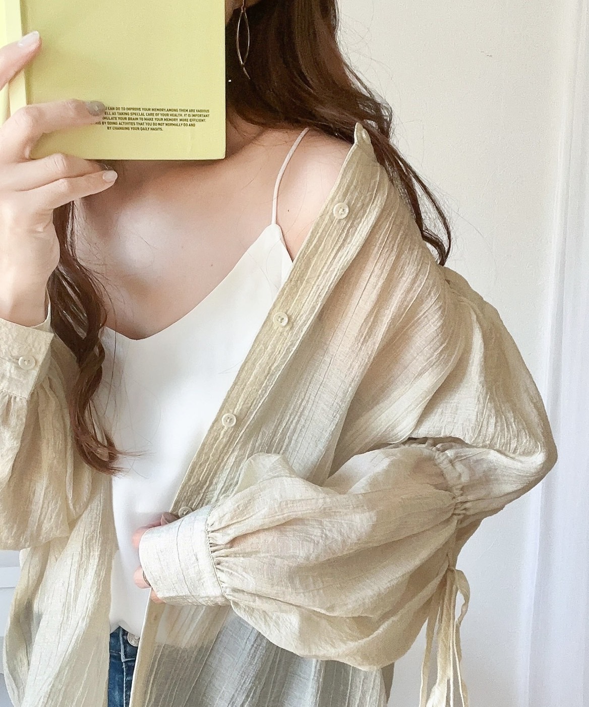 KTQ STORE ‧ Classical Elf 2way 絲帶透明襯衫