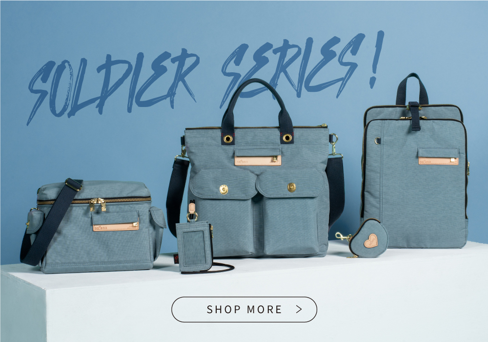 satana Soldier 趣淘異想斜背包-石灰藍 SOS3210-241 看更多商品