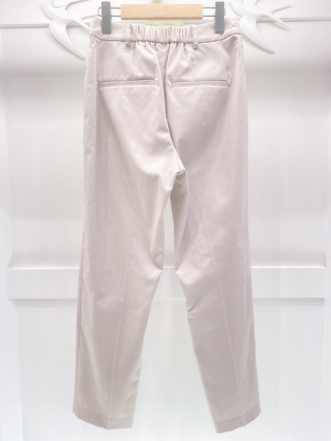 涼感棉麻直筒褲