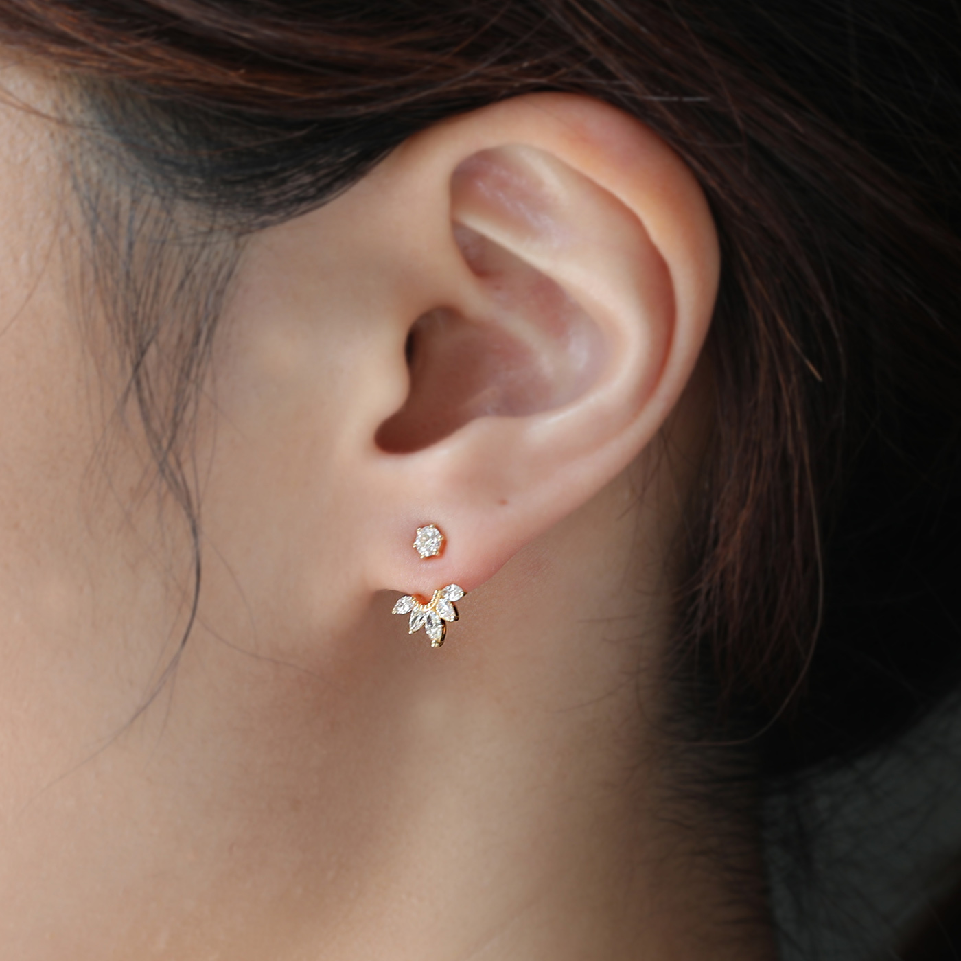 光傾一瞬 — 70分鑽石耳環