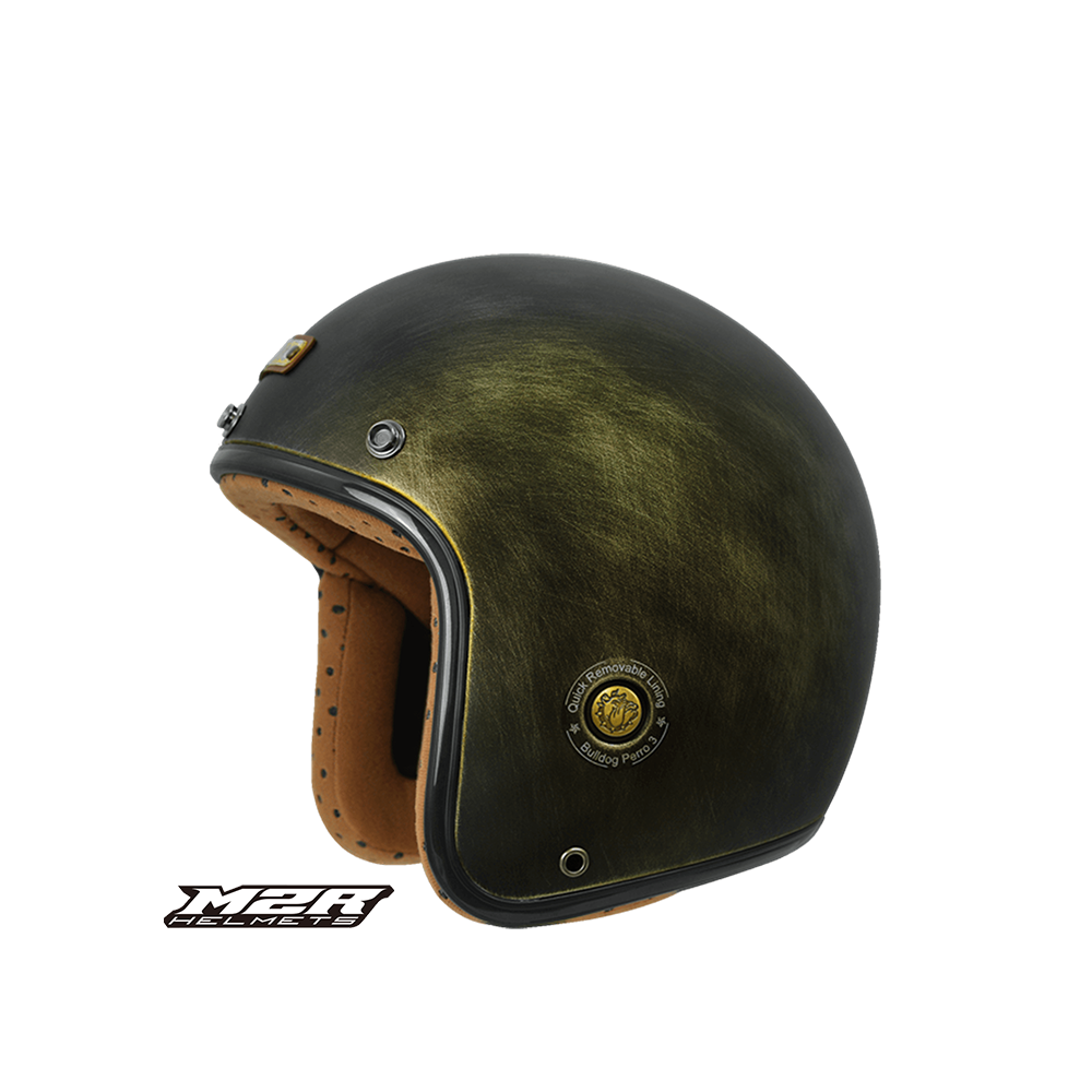 M2R BB-300 小帽體 消光仿古金銅 復古帽