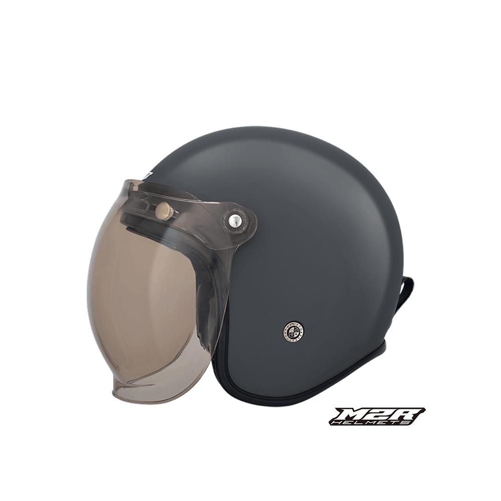 M2R MO-3 素色 復古帽 含泡泡鏡