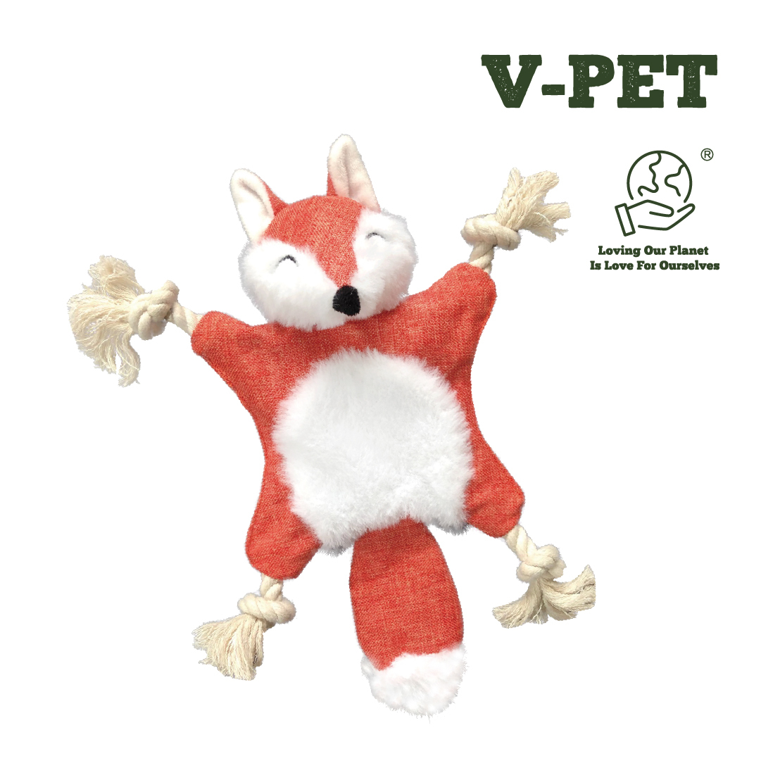 【V-PET寵物無毒玩偶 】啾啾森林動物-耐咬耐磨寵物發聲玩具（犬）