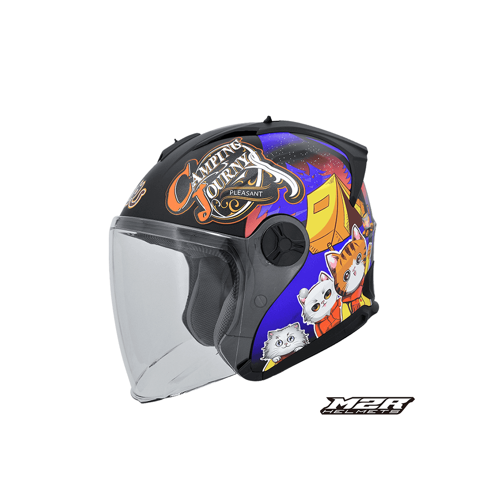 M2R J-X JX #6 彩繪 開放式安全帽