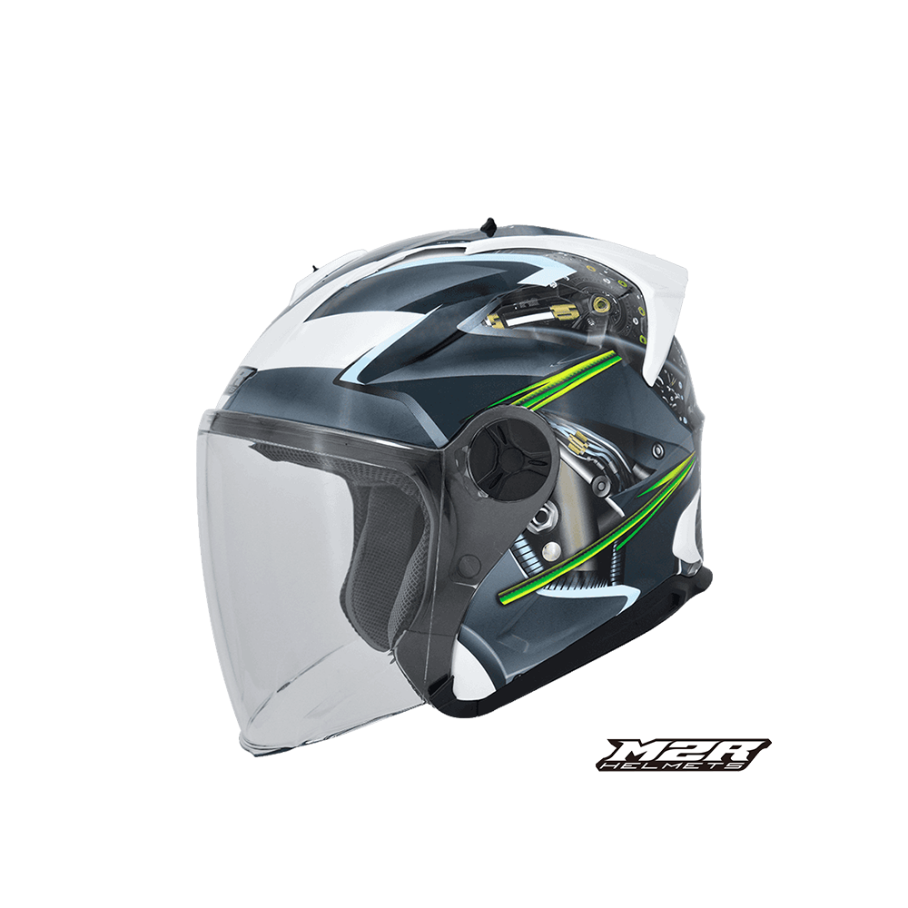 M2R J-X JX #3 彩繪 開放式安全帽