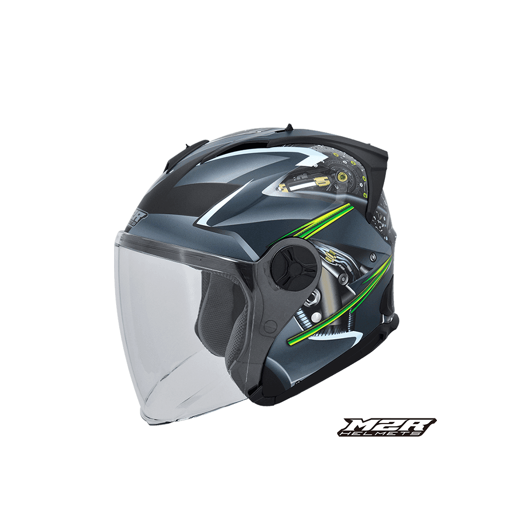 M2R J-X JX #3 彩繪 開放式安全帽