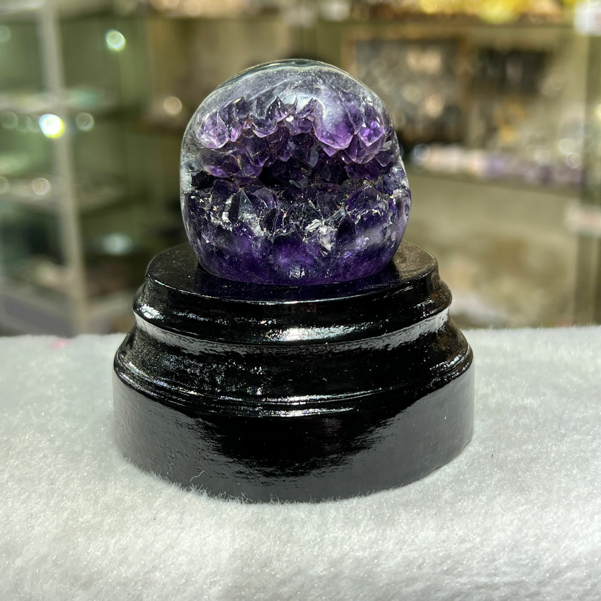 紫晶開口笑4.7cm+/-